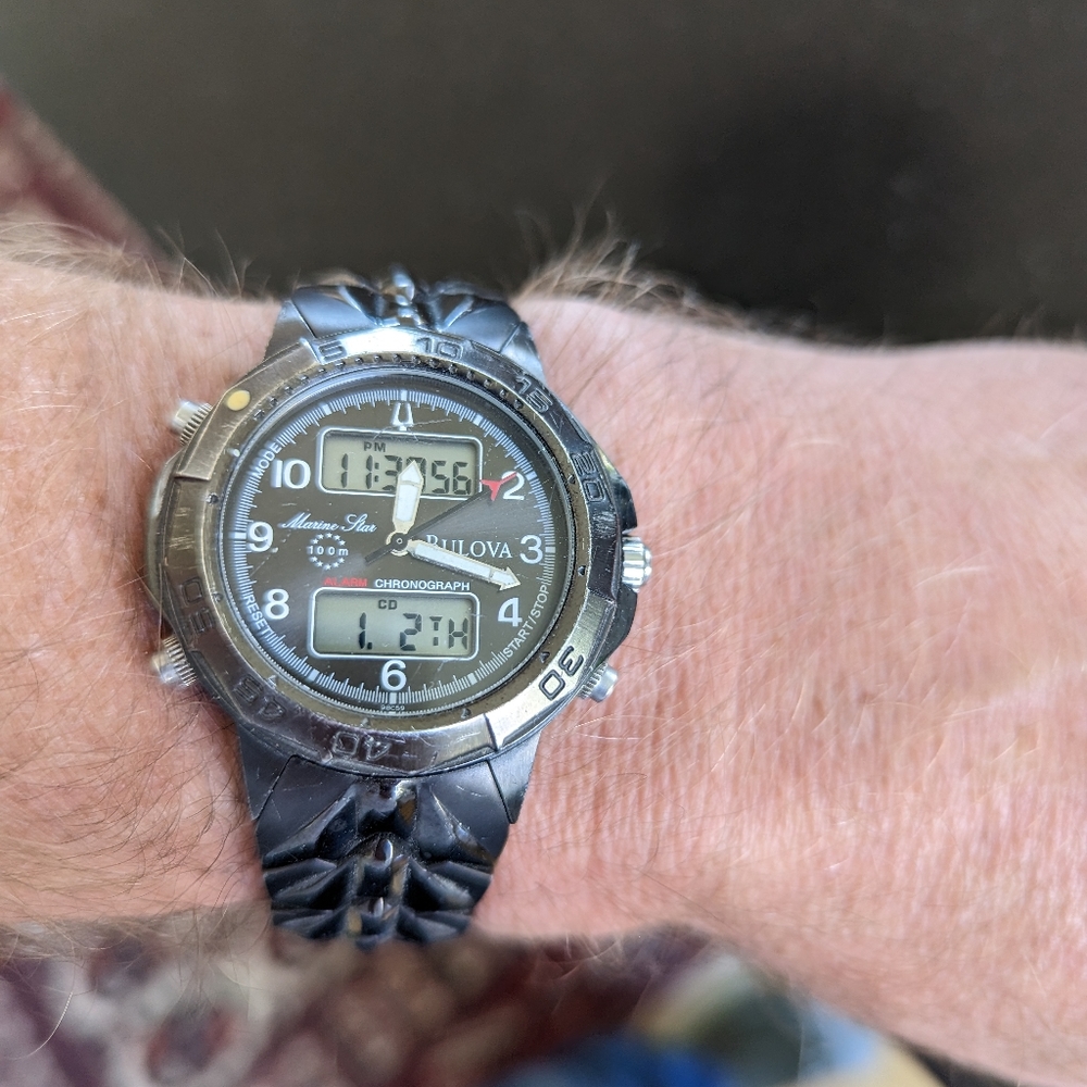 Men's Bulova Marine Star dive watch